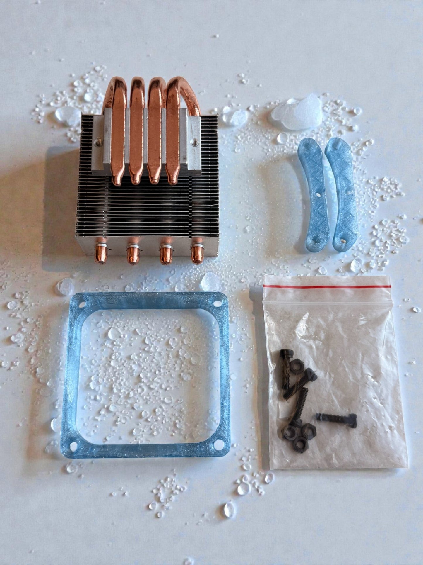 Low Profile Plus Bitaxe Cooler - Optimal Cooling for Bitaxe Gamma Overclocking - Polarblocks
